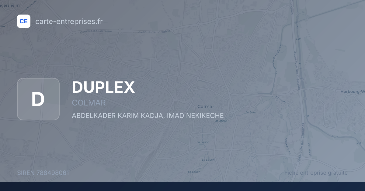 DUPLEX — 788498061 — fiche entreprise