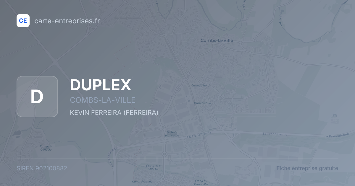 DUPLEX — 902100882 — fiche entreprise