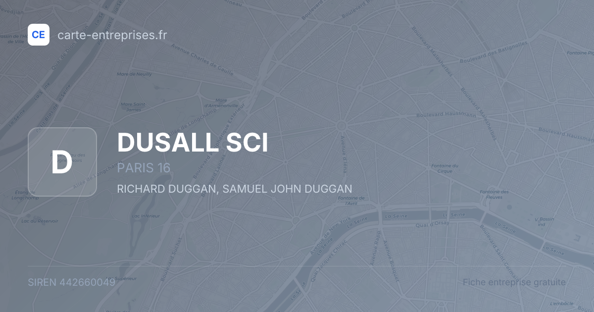 DUSALL SCI — 442660049 — fiche entreprise