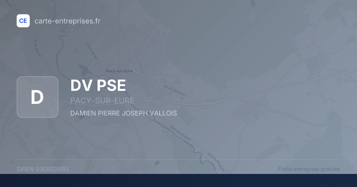 DV PSE — 930822093 — fiche entreprise