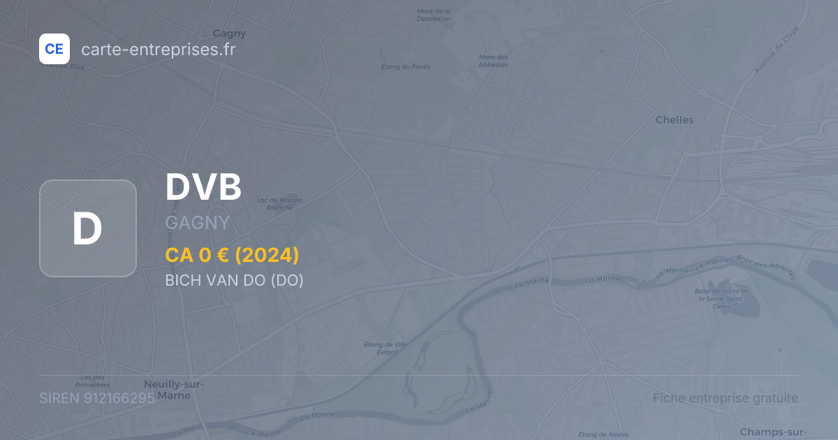 DVB — 912166295 — fiche entreprise