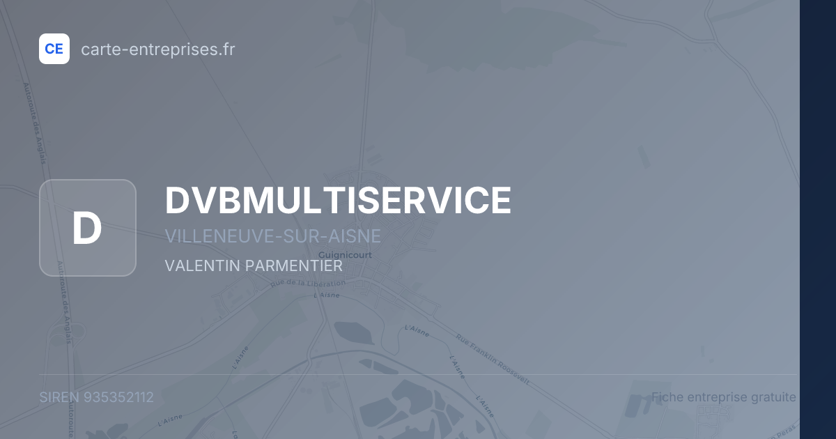 DVBMULTISERVICE — 935352112 — fiche entreprise