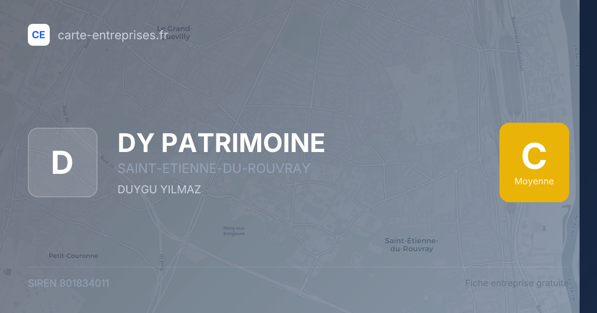 DY PATRIMOINE — 801834011 — fiche entreprise