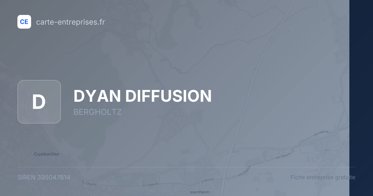 DYAN DIFFUSION — 395047814 — fiche entreprise