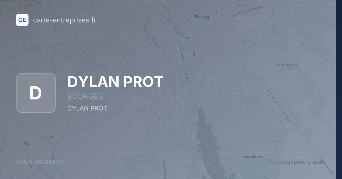 DYLAN PROT — 883249302 — fiche entreprise
