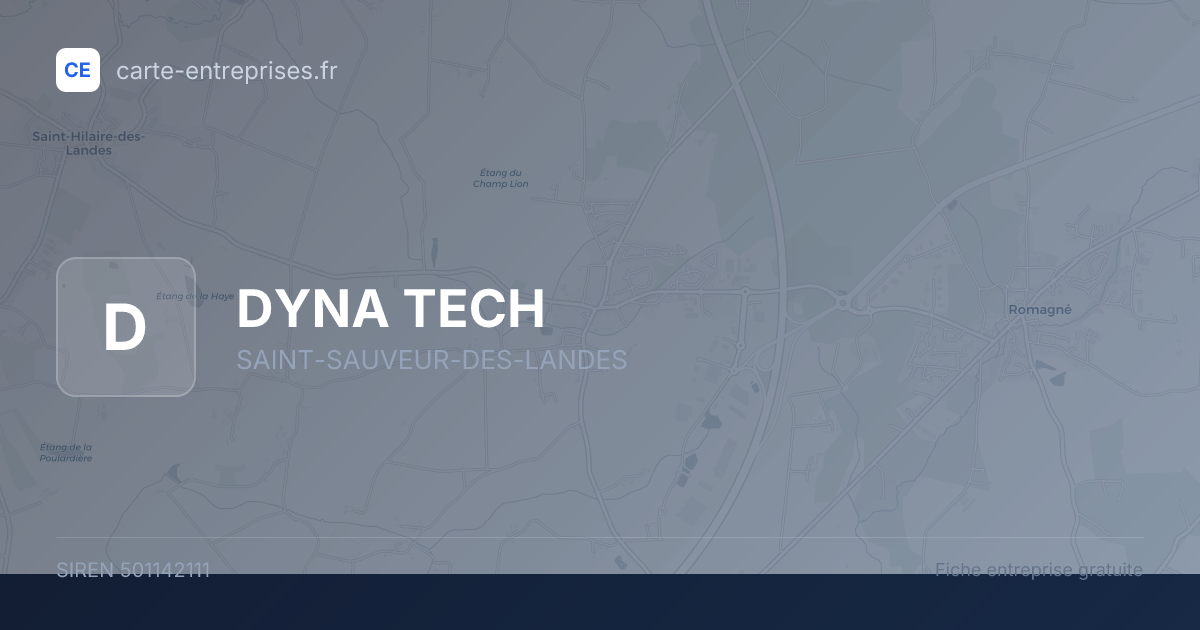 DYNA TECH — 501142111 — fiche entreprise