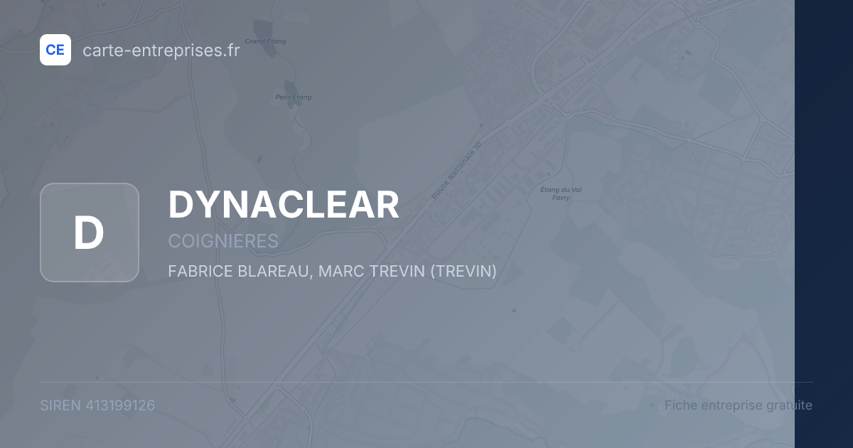 DYNACLEAR — 413199126 — fiche entreprise