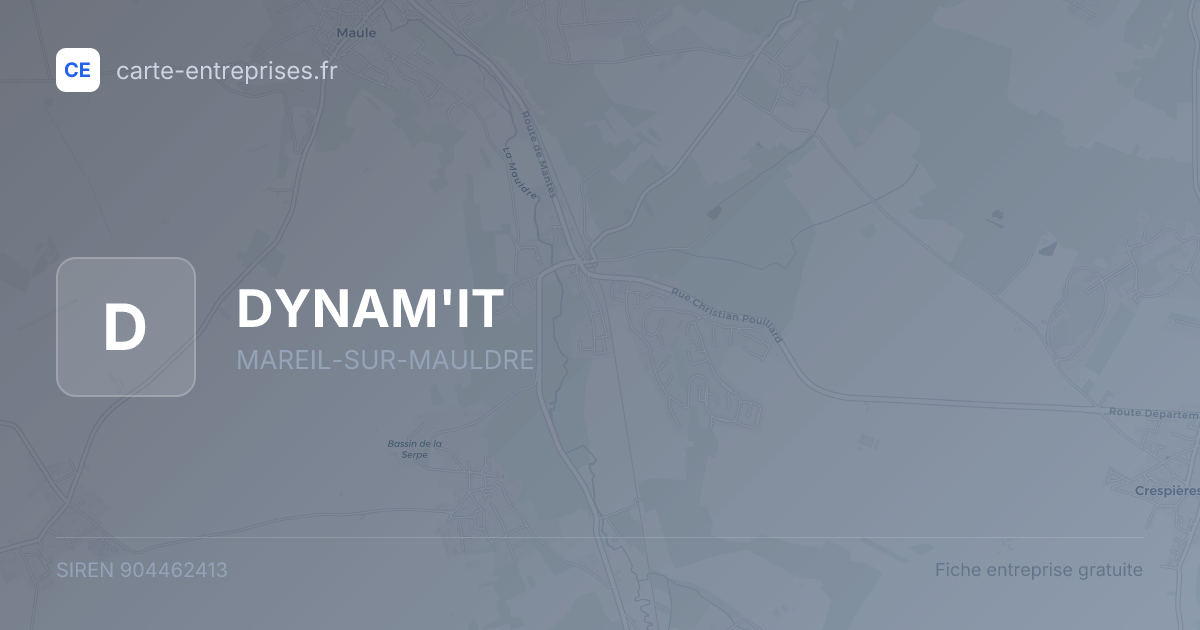 DYNAM'IT — 904462413 — fiche entreprise