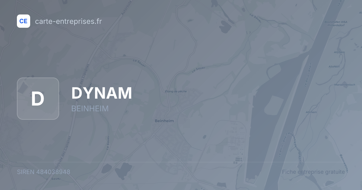DYNAM — 484038948 — fiche entreprise