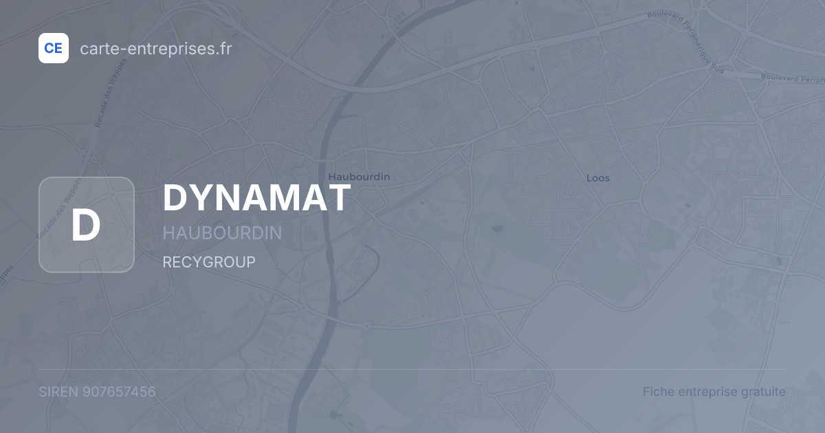 DYNAMAT — 907657456 — fiche entreprise