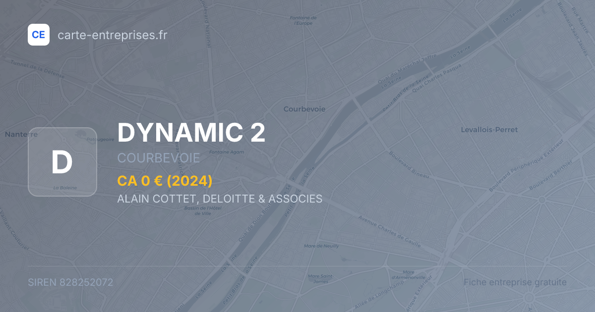 DYNAMIC 2 — 828252072 — fiche entreprise