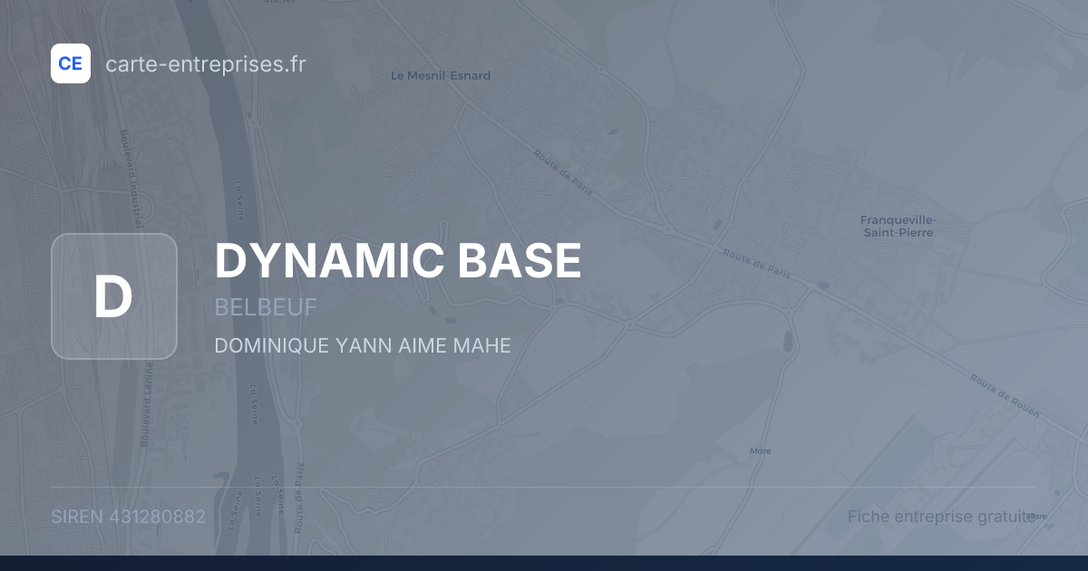 DYNAMIC BASE — 431280882 — fiche entreprise