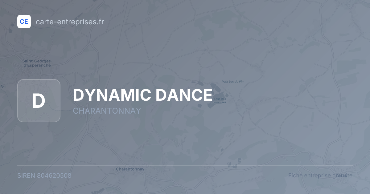 DYNAMIC DANCE — 804620508 — fiche entreprise