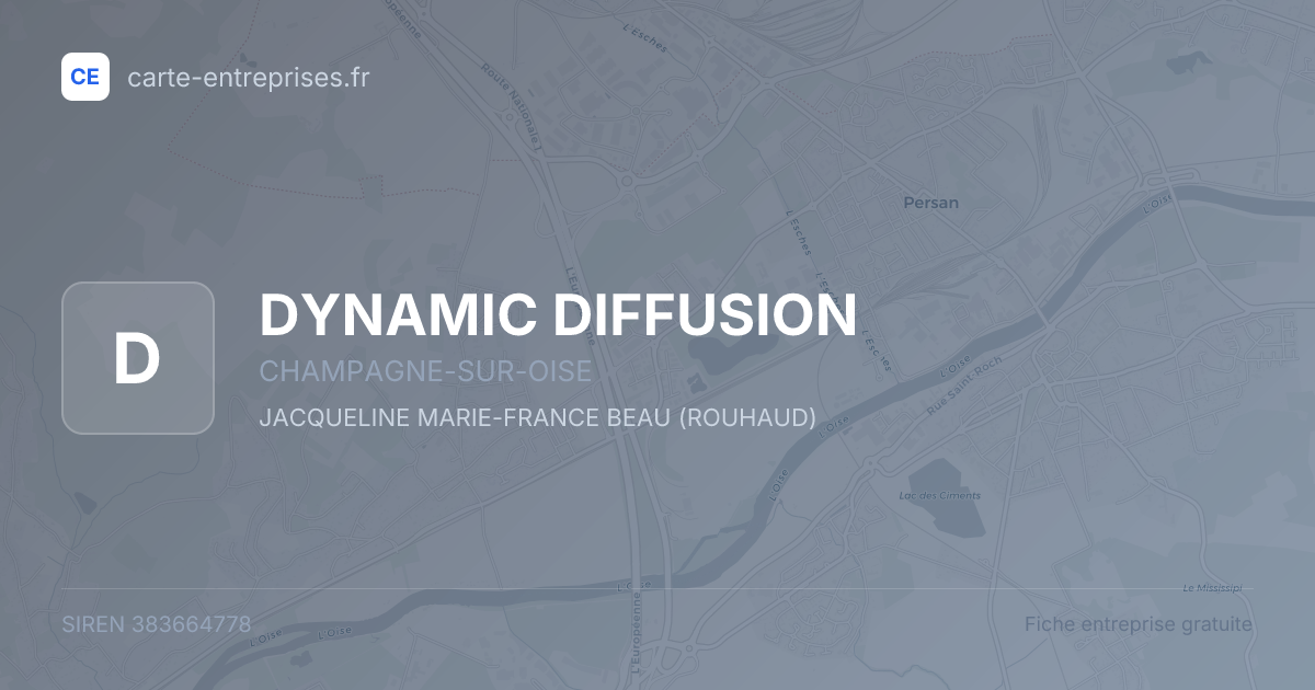 DYNAMIC DIFFUSION — 383664778 — fiche entreprise