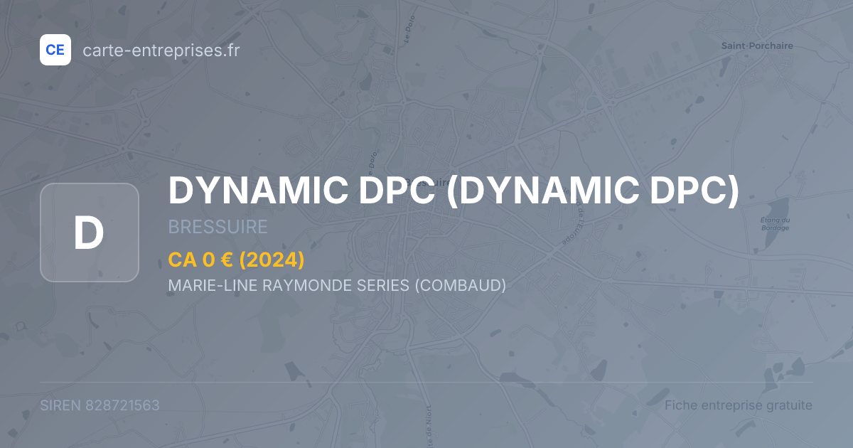 DYNAMIC DPC — 828721563 — fiche entreprise