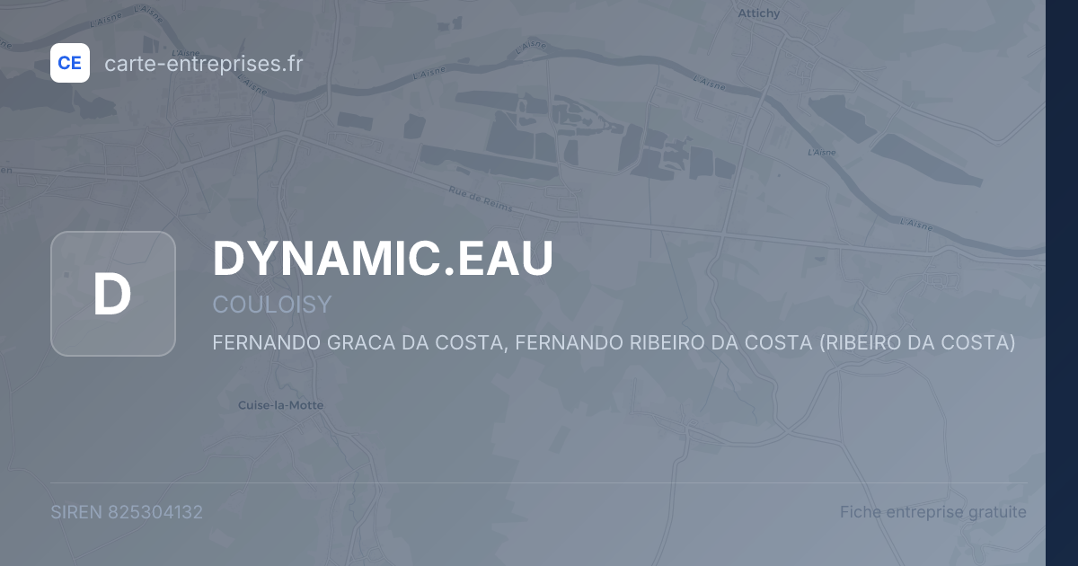 DYNAMIC.EAU — 825304132 — fiche entreprise