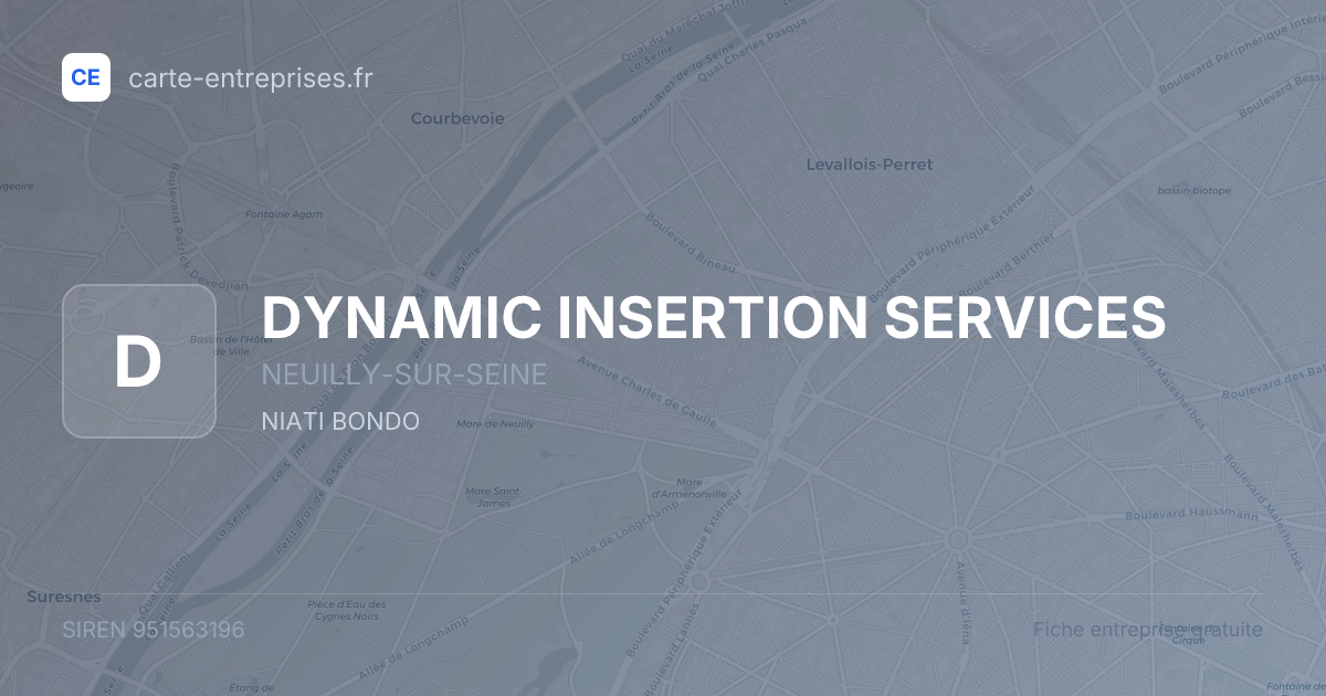 DYNAMIC INSERTION SERVICES — 951563196 — fiche entreprise