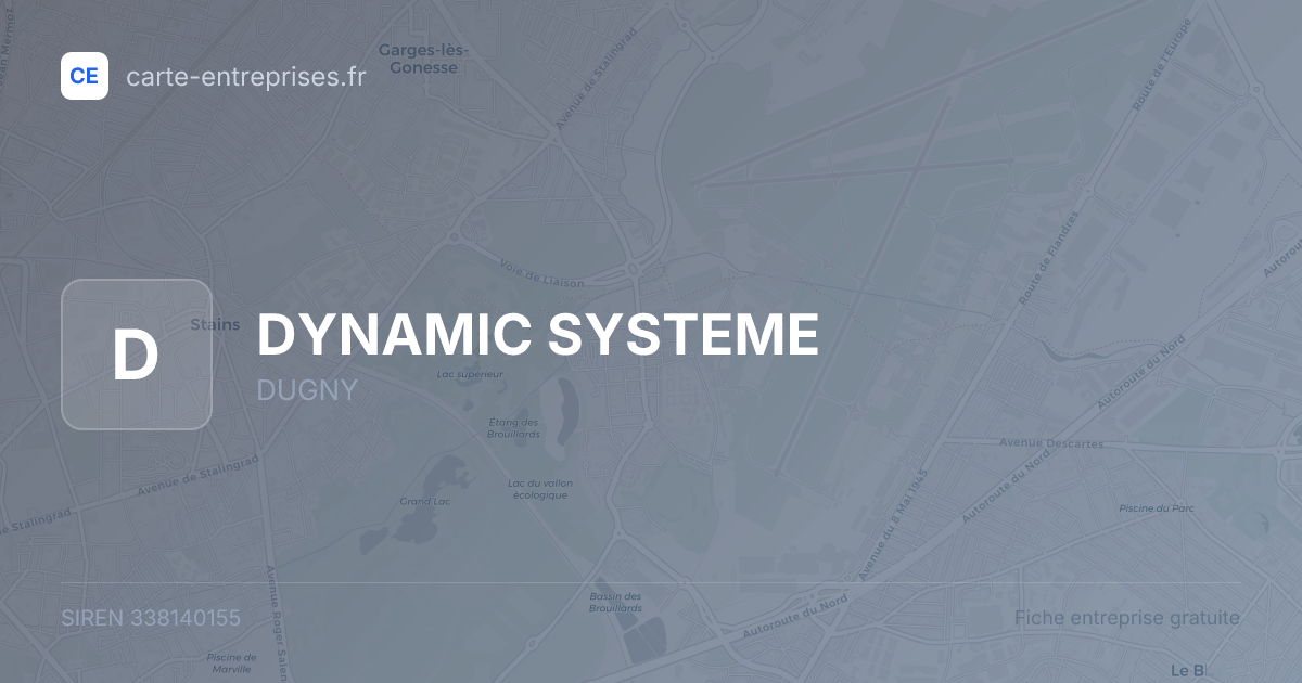 DYNAMIC SYSTEME — 338140155 — fiche entreprise