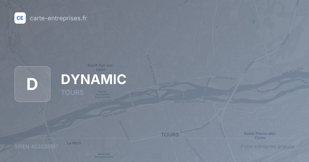 DYNAMIC — 402033187 — fiche entreprise