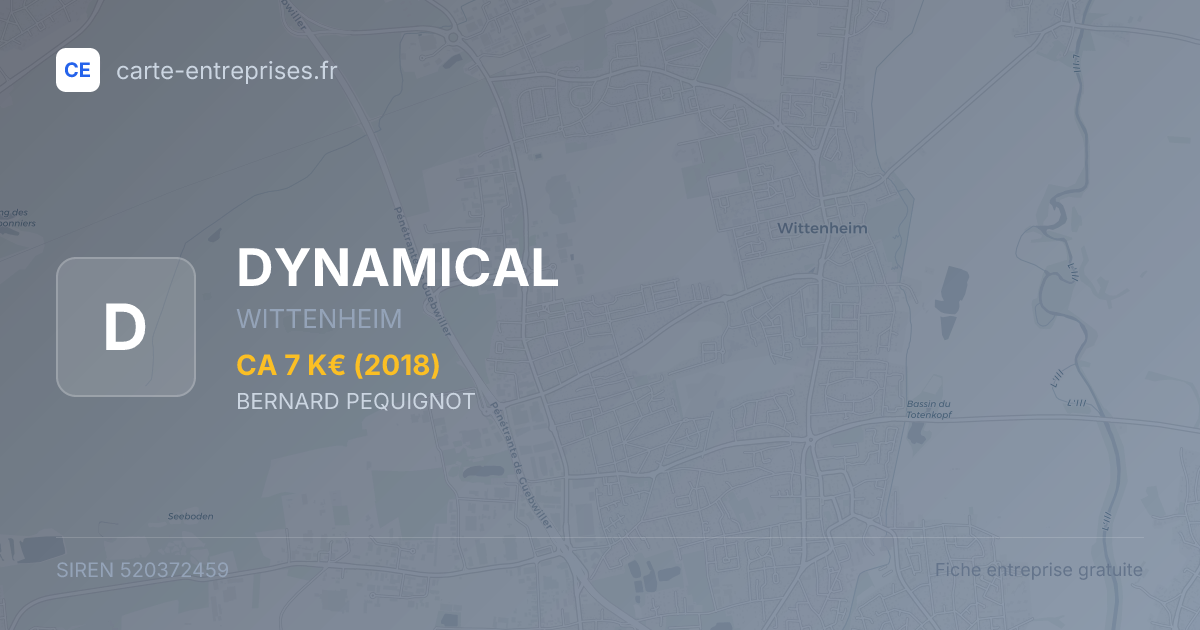 DYNAMICAL — 520372459 — fiche entreprise