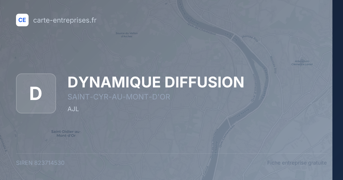 DYNAMIQUE DIFFUSION — 823714530 — fiche entreprise