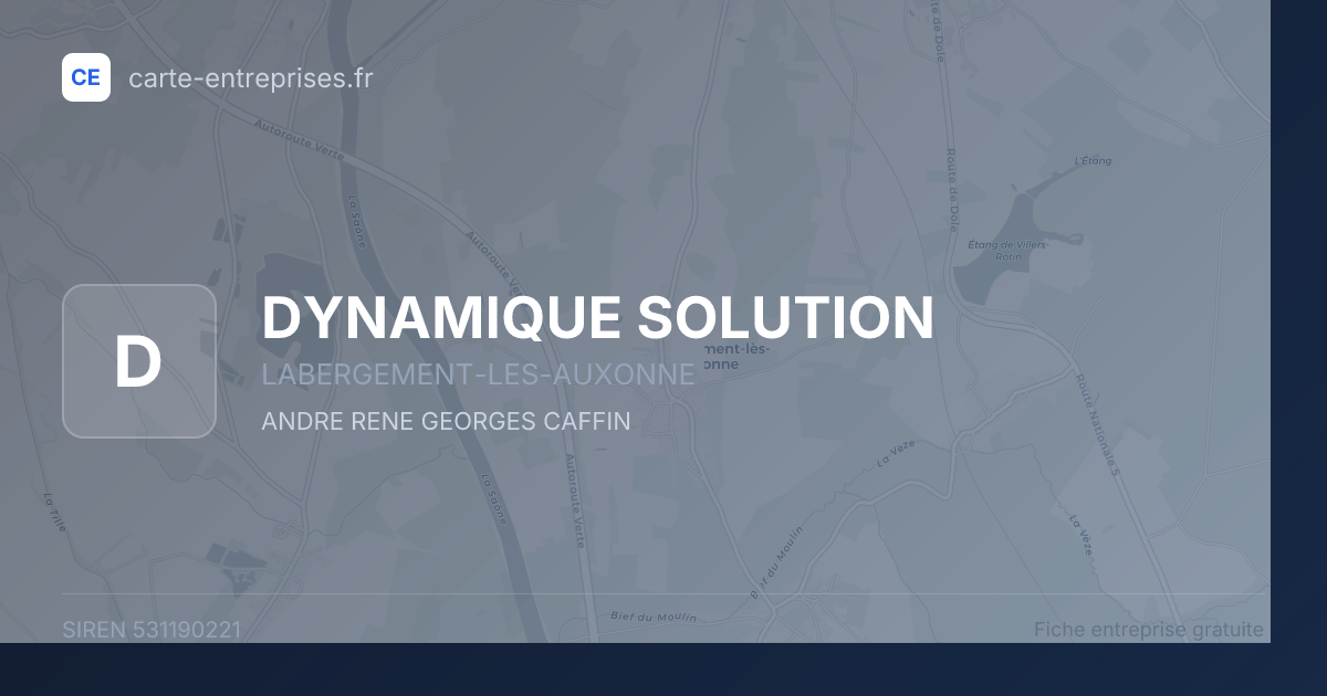 DYNAMIQUE SOLUTION — 531190221 — fiche entreprise