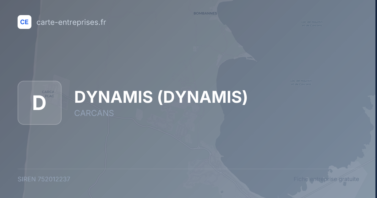 DYNAMIS — 752012237 — fiche entreprise