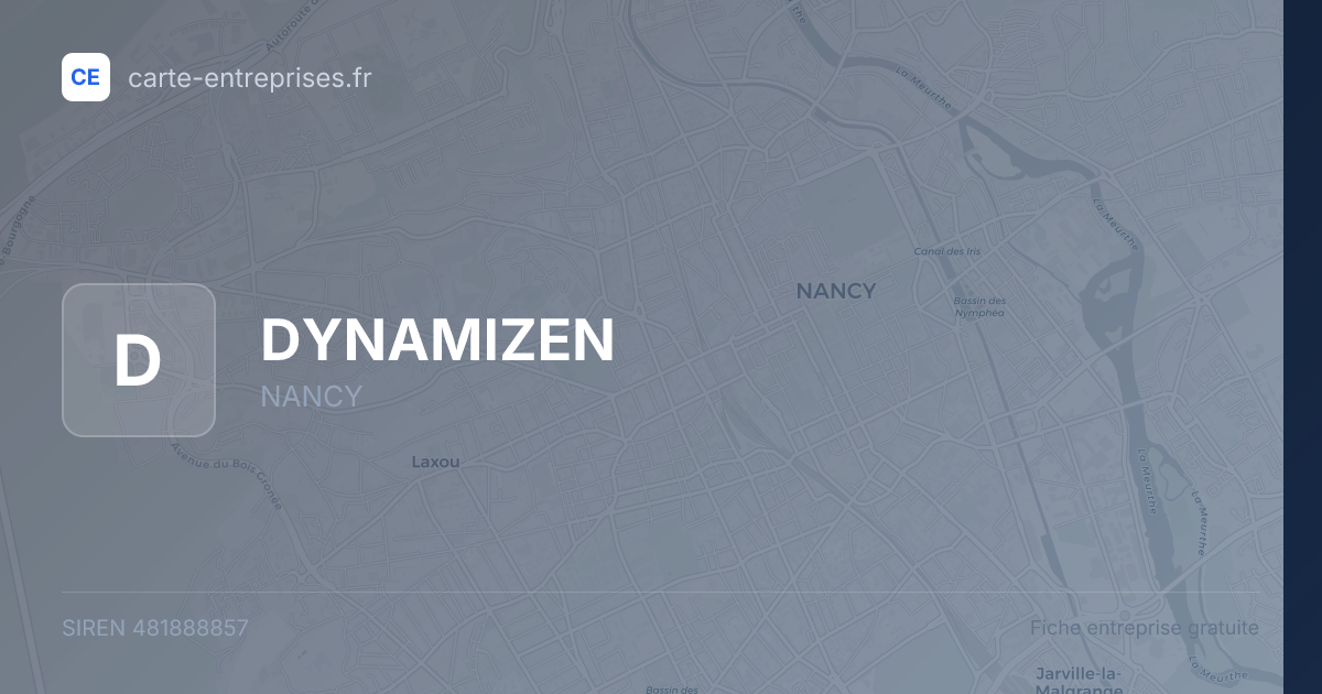 DYNAMIZEN — 481888857 — fiche entreprise