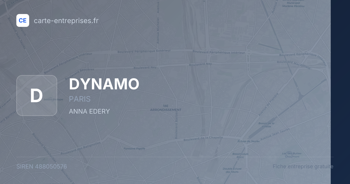 DYNAMO — 488050576 — fiche entreprise