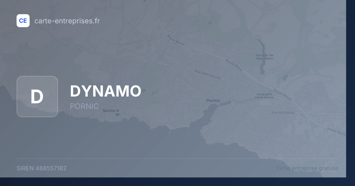 DYNAMO — 488557182 — fiche entreprise