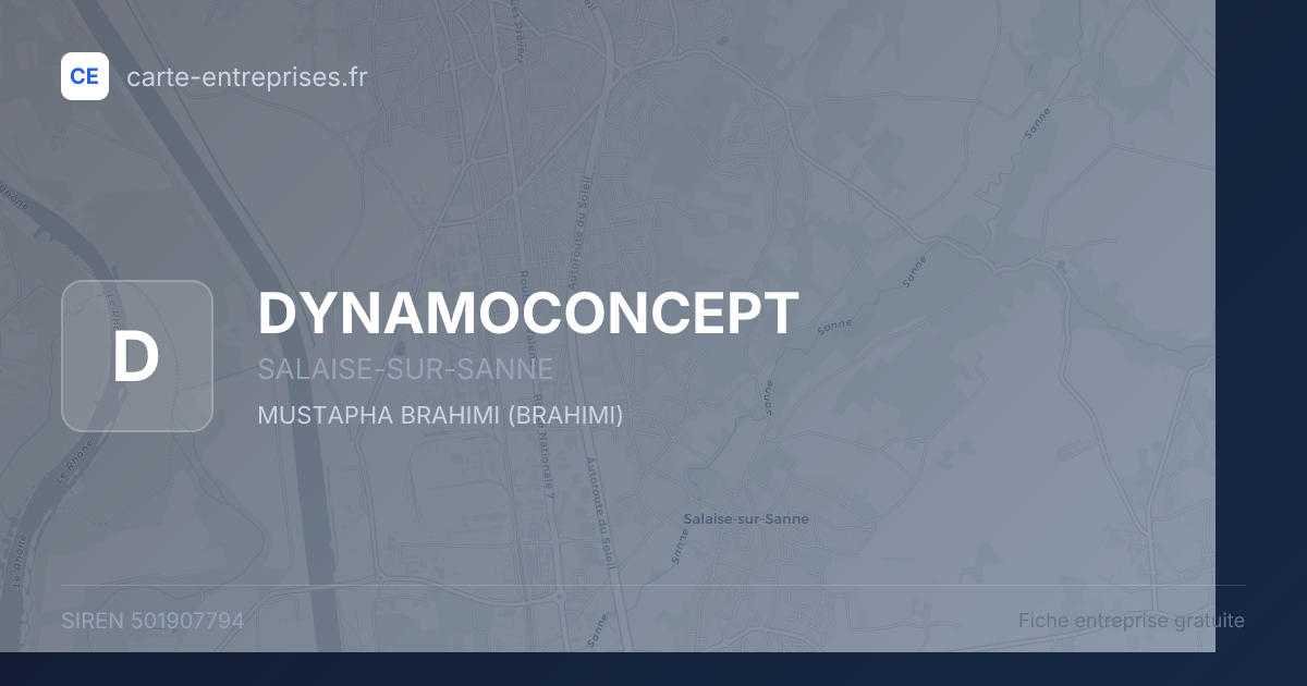 DYNAMOCONCEPT — 501907794 — fiche entreprise