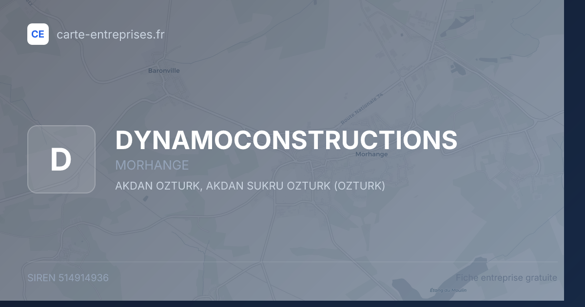 DYNAMOCONSTRUCTIONS — 514914936 — fiche entreprise