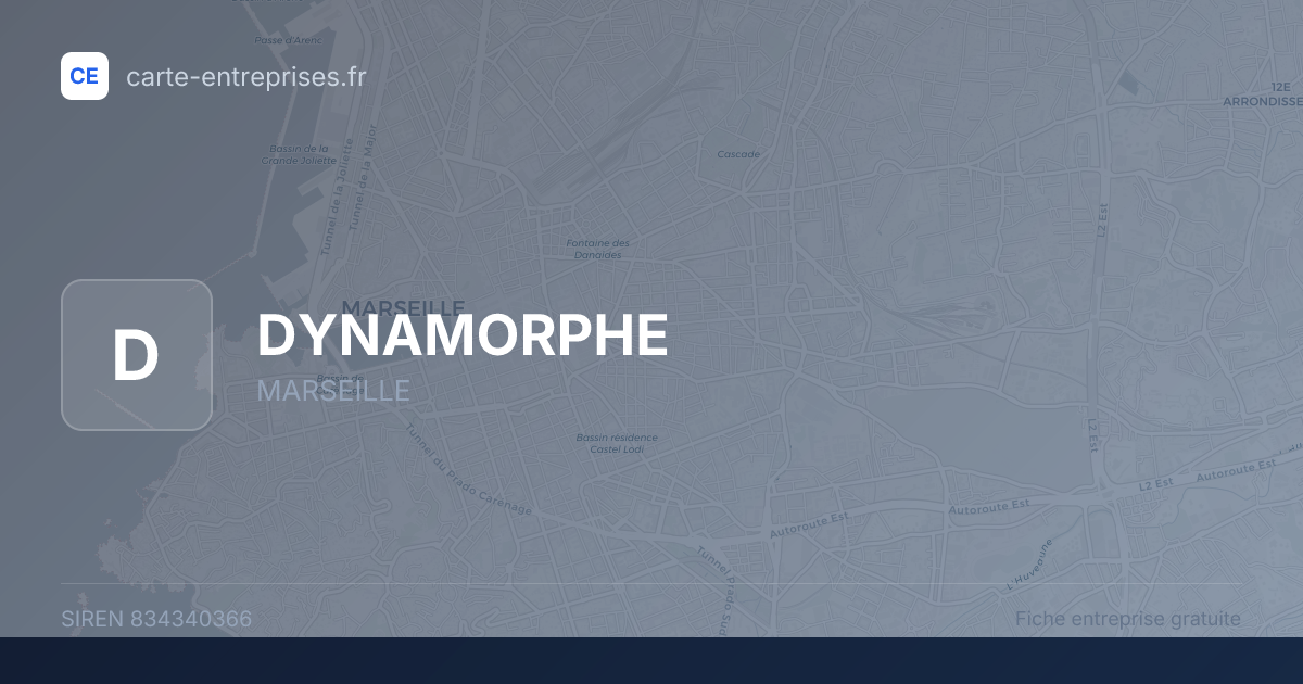 DYNAMORPHE — 834340366 — fiche entreprise