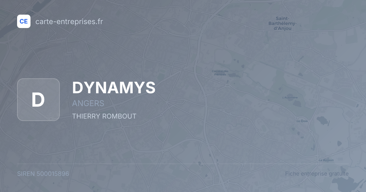 DYNAMYS — 500015896 — fiche entreprise