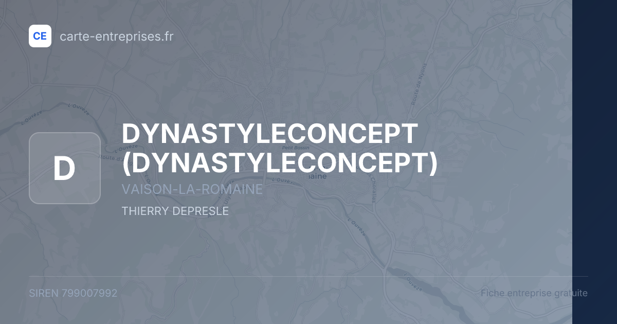DYNASTYLECONCEPT — 799007992 — fiche entreprise