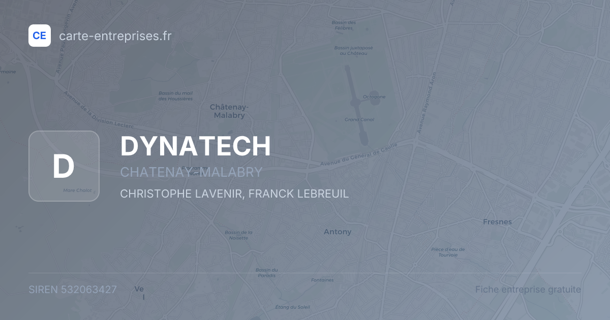 DYNATECH — 532063427 — fiche entreprise