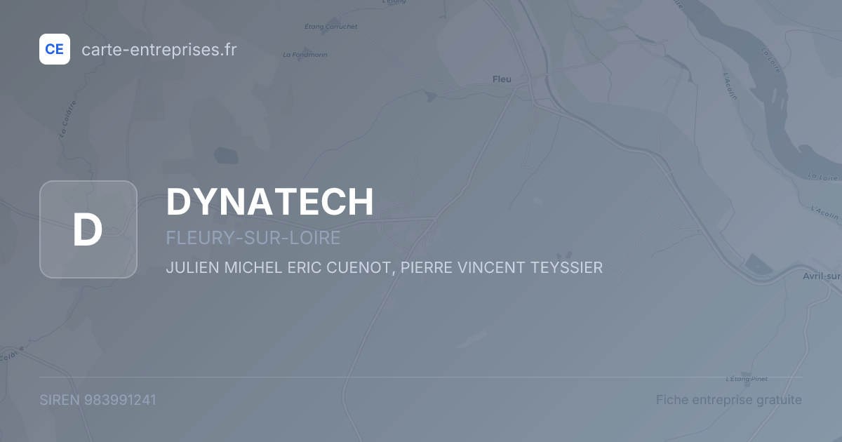 DYNATECH — 983991241 — fiche entreprise