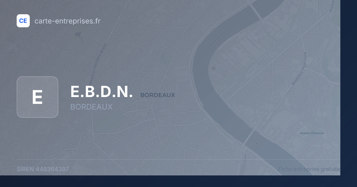 E.B.D.N. — 449364397 — fiche entreprise