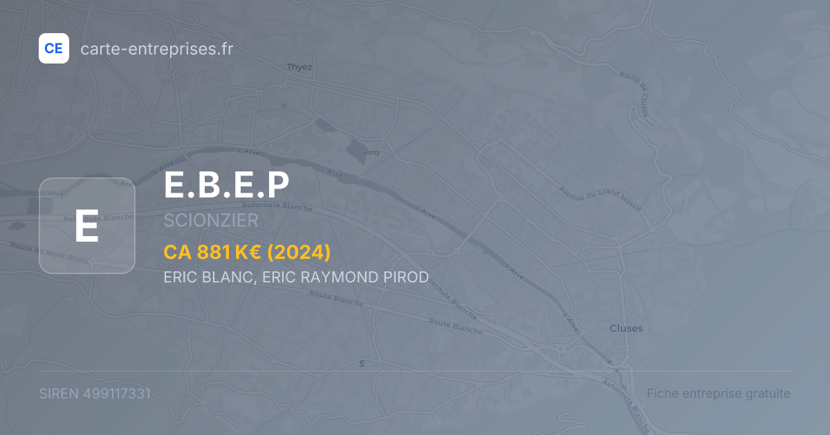 E.B.E.P — 499117331 — fiche entreprise