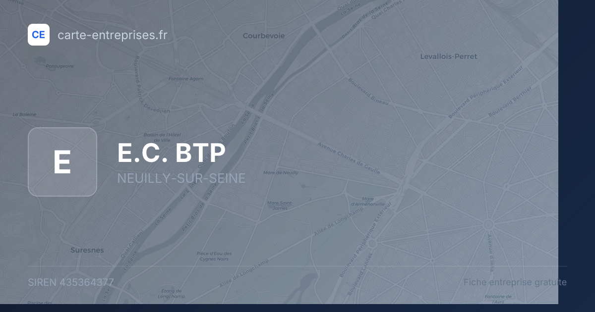 E.C. BTP — 435364377 — fiche entreprise