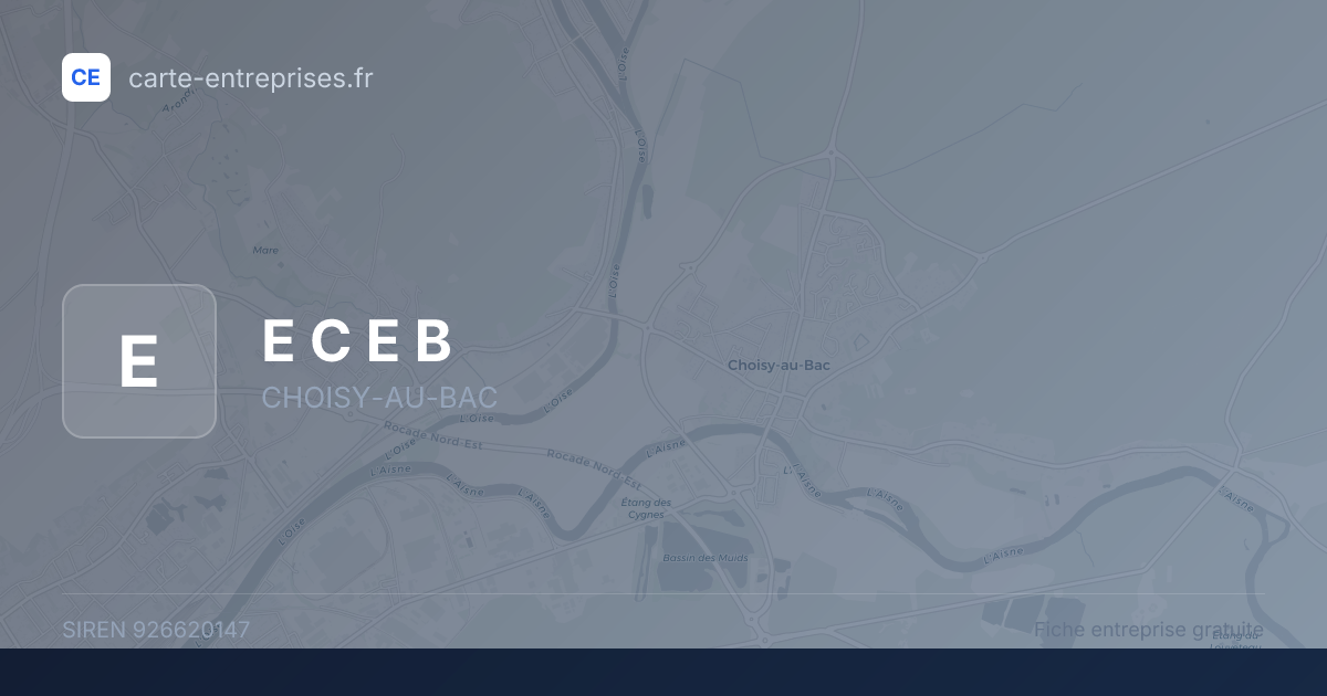 E C E B — 926620147 — fiche entreprise