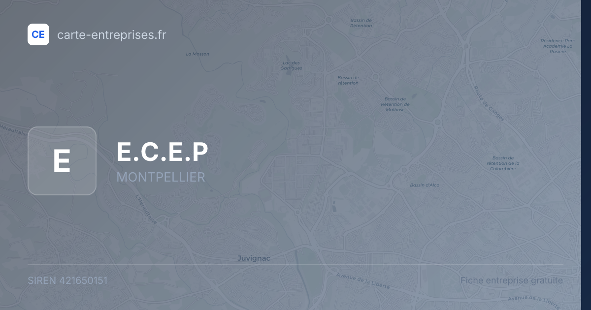 E.C.E.P — 421650151 — fiche entreprise