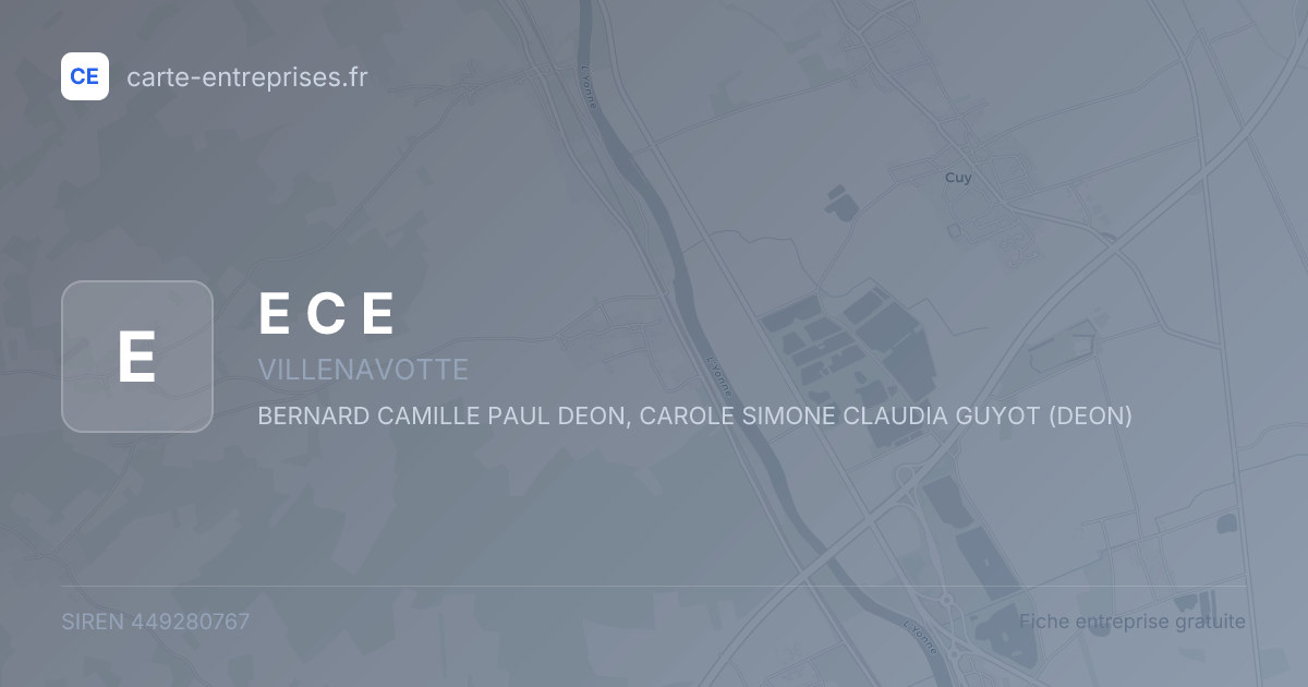 E C E — 449280767 — fiche entreprise