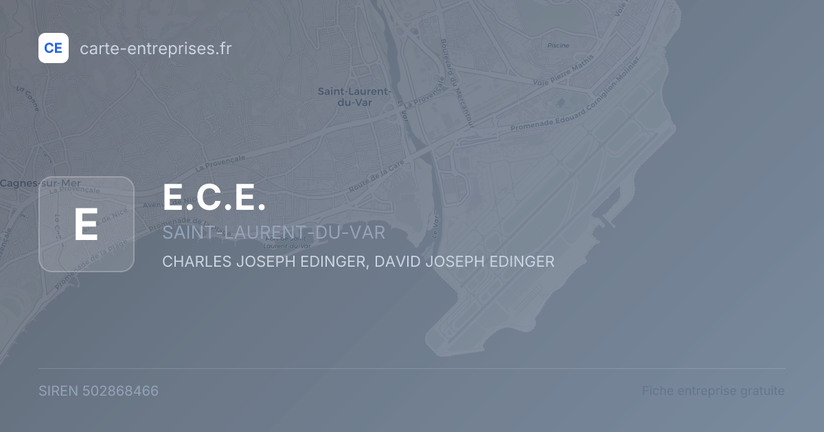 E.C.E. — 502868466 — fiche entreprise