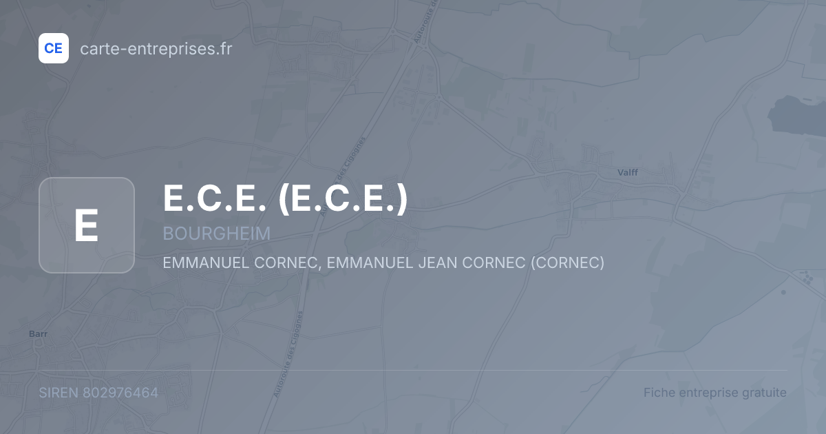 E.C.E. — 802976464 — fiche entreprise