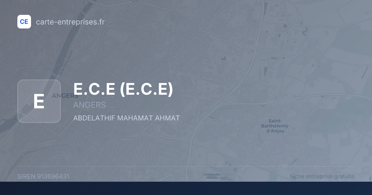 E.C.E — 913696431 — fiche entreprise