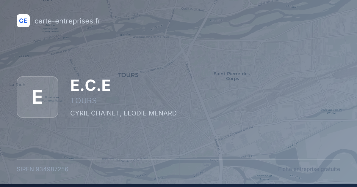 E.C.E — 934987256 — fiche entreprise