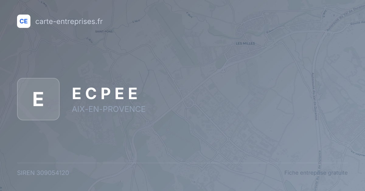E C P E E — 309054120 — fiche entreprise