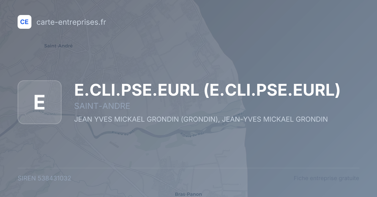 E.CLI.PSE.EURL — 538431032 — fiche entreprise