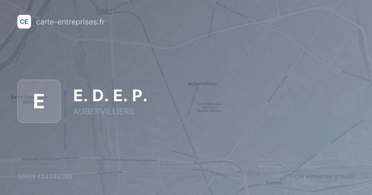 E. D. E. P. — 484948088 — fiche entreprise